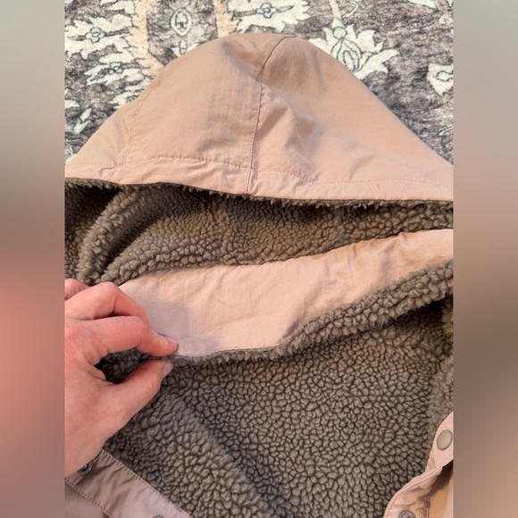 Patagonia Shelled Retro-X Blush Fleece Hooded Pullover Size L - Picture 4 of 11